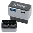 OBD2 to USB Adapter by EveryAmp - Provides USB-C and USB-A outputs