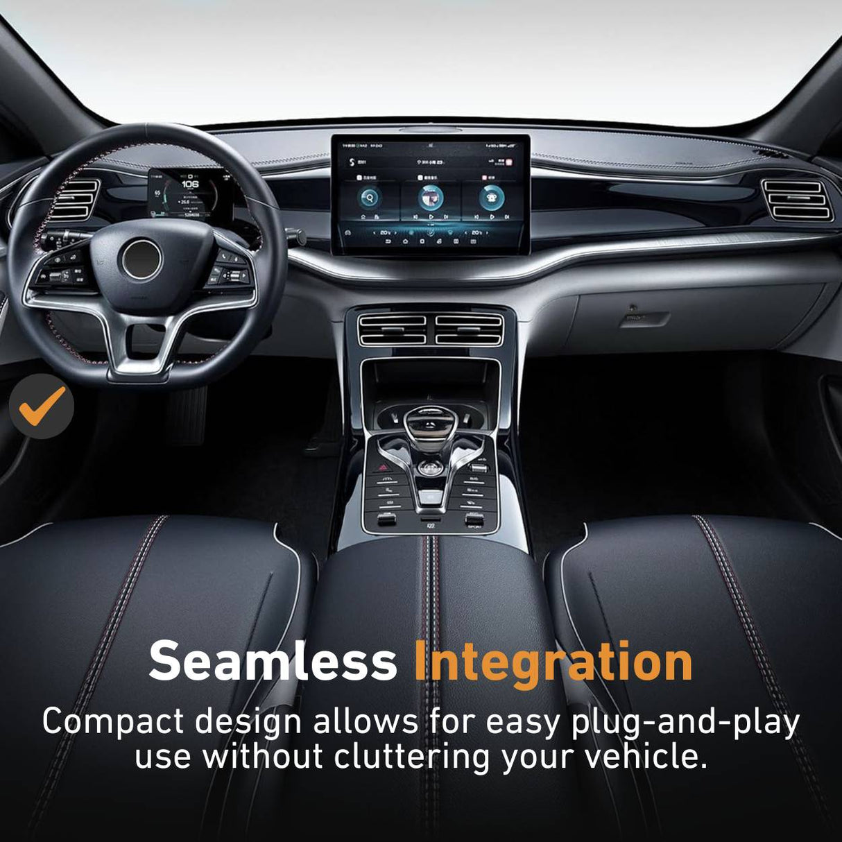 EveryAmp OBD2 to USB adapter connects to the OBD port in the driver's footwell of most vehicles