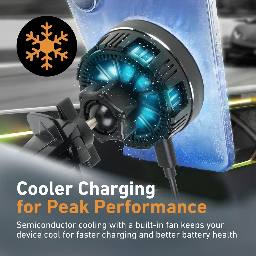 EveryAmp Qi2 charger features semiconductor cooling so that devices charge faster with better battery health