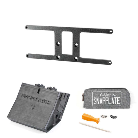 SnapPlate plus with an AU slimline plate mount for the 2024 Tesla Model 3
