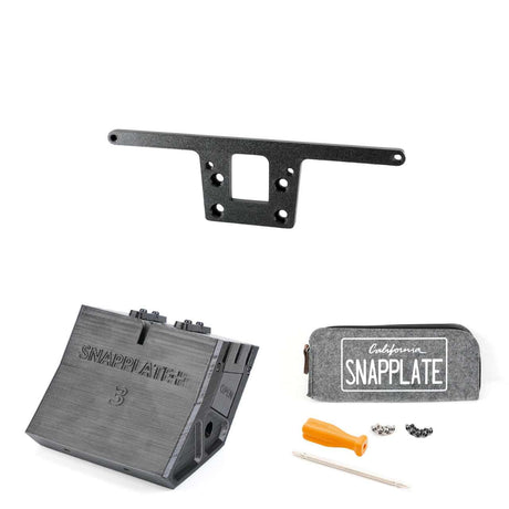 SnapPlate plus with a CH plate mount for the 2024 Tesla Model 3