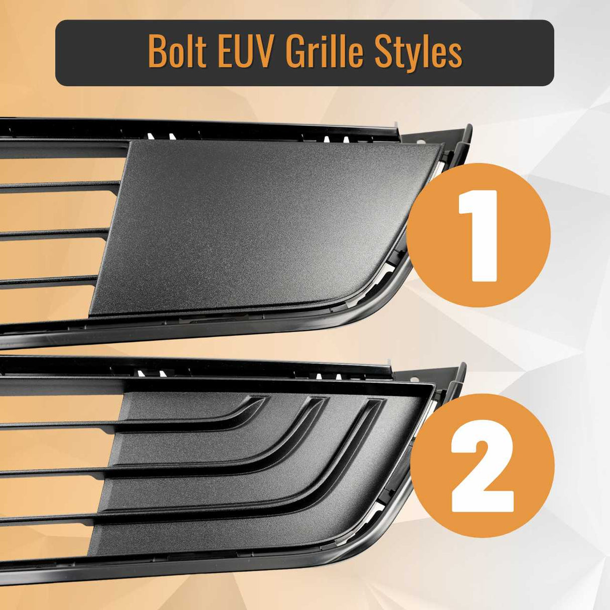 SnapPlate Bolt EUV has comes in two styles to fit the two vehicle trims