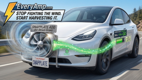 BREAKING: The End of Range Anxiety. Introducing SnapPlate ADD (Air-Direct-Drive)