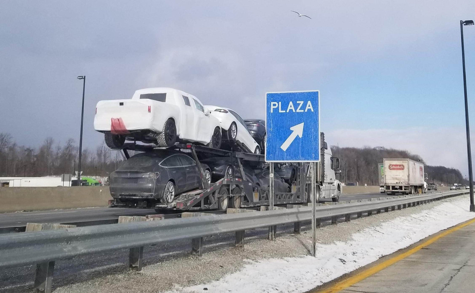 Potential Tesla Truck Spotted