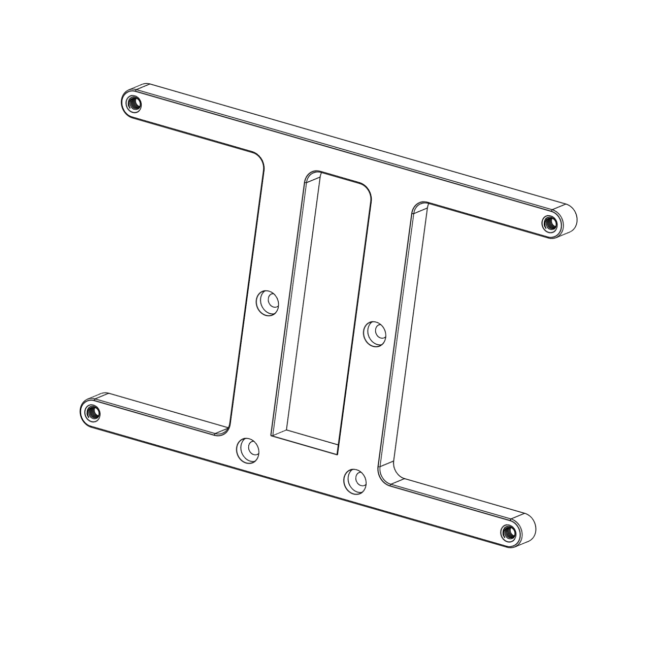 SnapPlate Plate Mount Parts