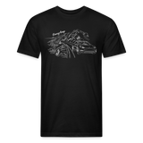 Tesla PCH Cruise Line Art Shirt - black