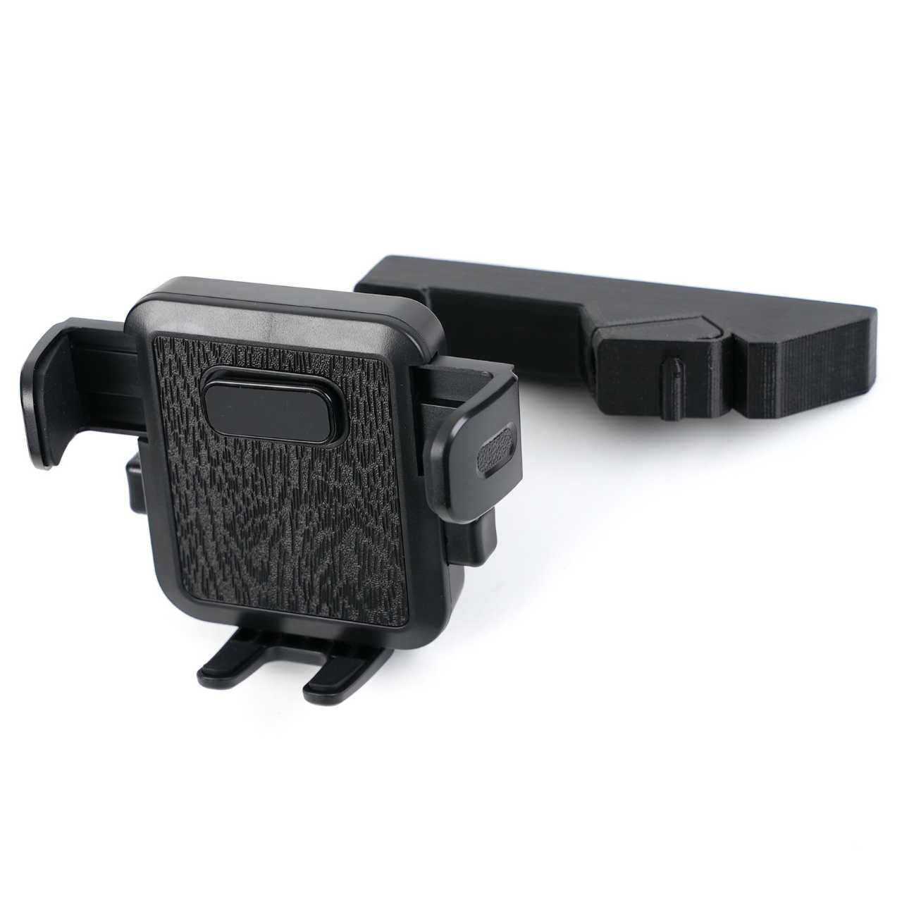 Rivian R1T and R1S Phone Mount Dash Anchor with 17mm ball mount and universal phone clamp