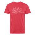 Tesla PCH Cruise Line Art Shirt - heather red