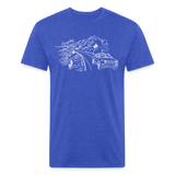 Rivian PCH Cruise Line Art Shirt - heather royal