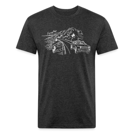 Rivian PCH Cruise Line Art Shirt - heather black