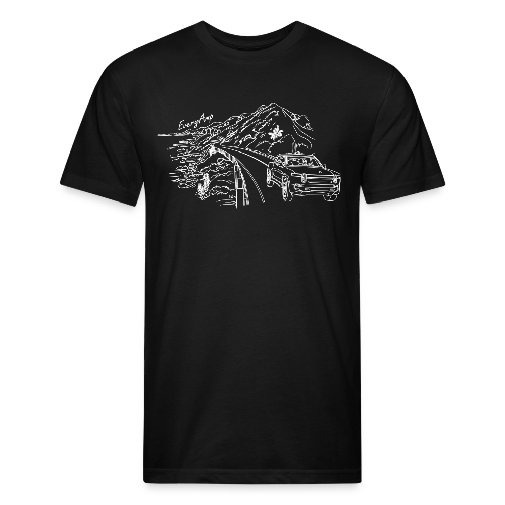 Rivian PCH Cruise Line Art Shirt - black