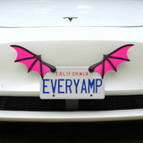 License Plate Bat Wings