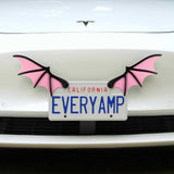 License Plate Bat Wings