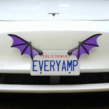 License Plate Bat Wings