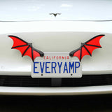 License Plate Bat Wings