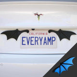 License Plate Bat Wings