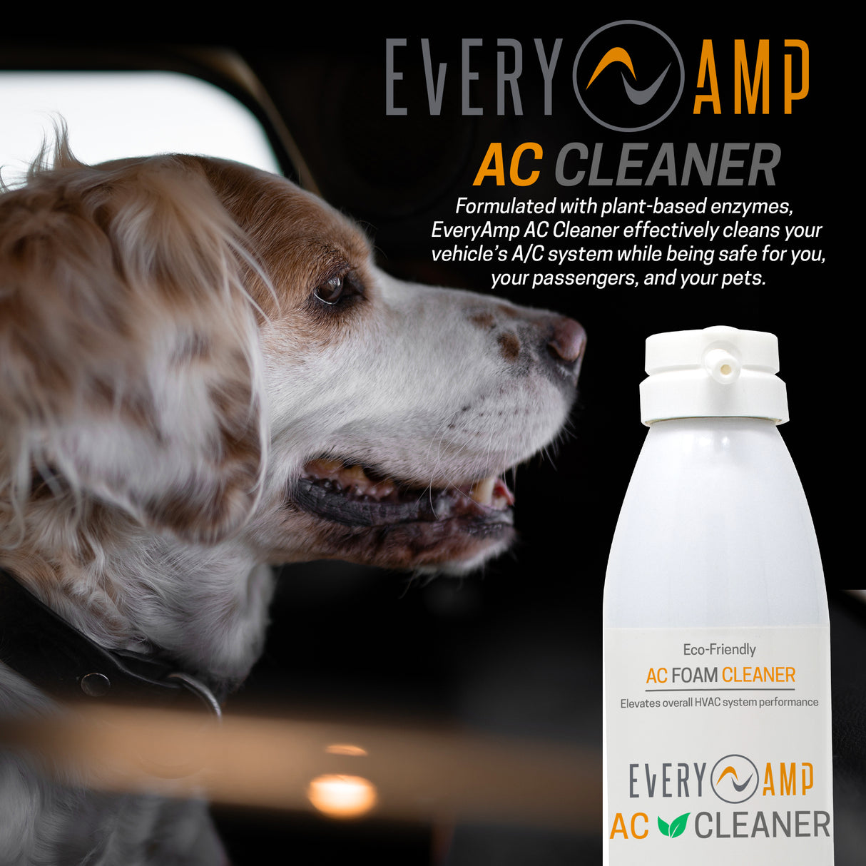 EveryAmp AC Evaporator Foam Cleaner is safe for you and your pets