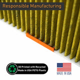 Moisture Barrier Clips are 3D printed from Made in USA Recycled Plastic