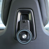 Rivian R1T and R1S Seat Back Tablet Mount Anchor with 17mm magsafe mount installed