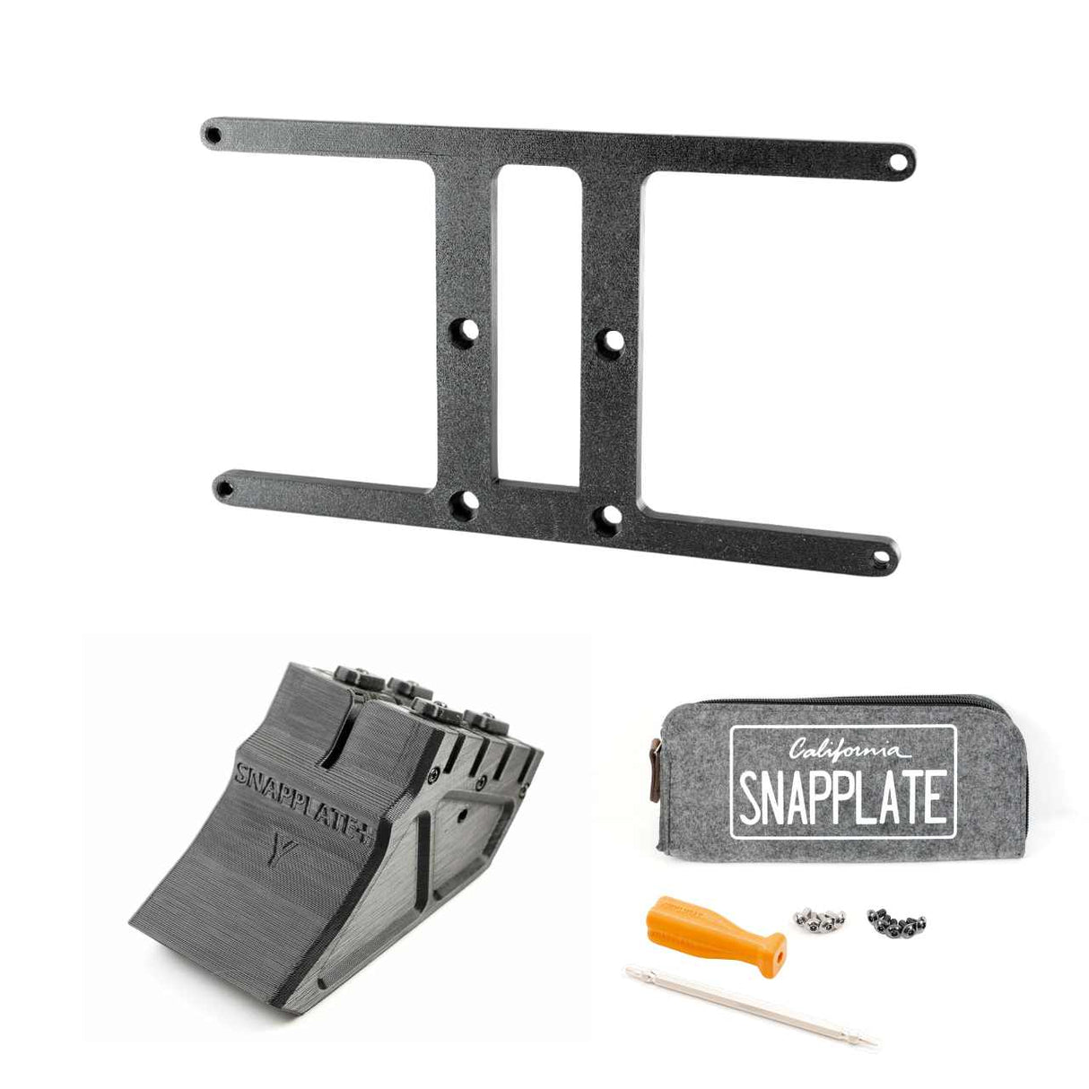 SnapPlate plus with a Japan plate mount for the 2020 Tesla Model Y