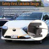 SnapPlate for Lexus RZ has a safety-first, lockable design with an anti-theft security screw