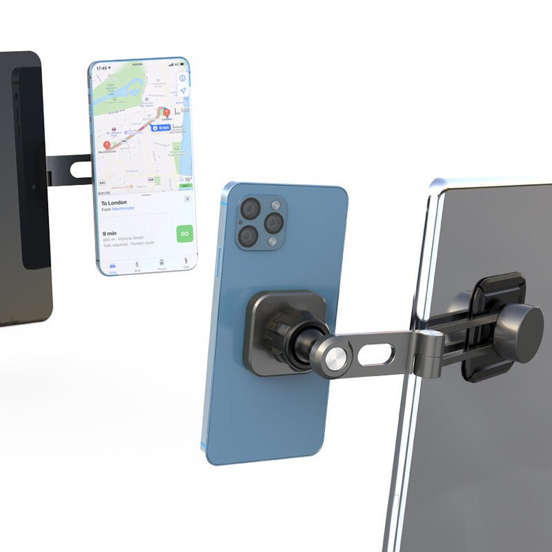 The Tesery Official Store Center Screen Magnetic Phone Holder for Model 3/Y/S/X/Cybertruck attaches to your monitor, keeping your smartphone secure and conveniently within reach, just like a center console mount in your car.