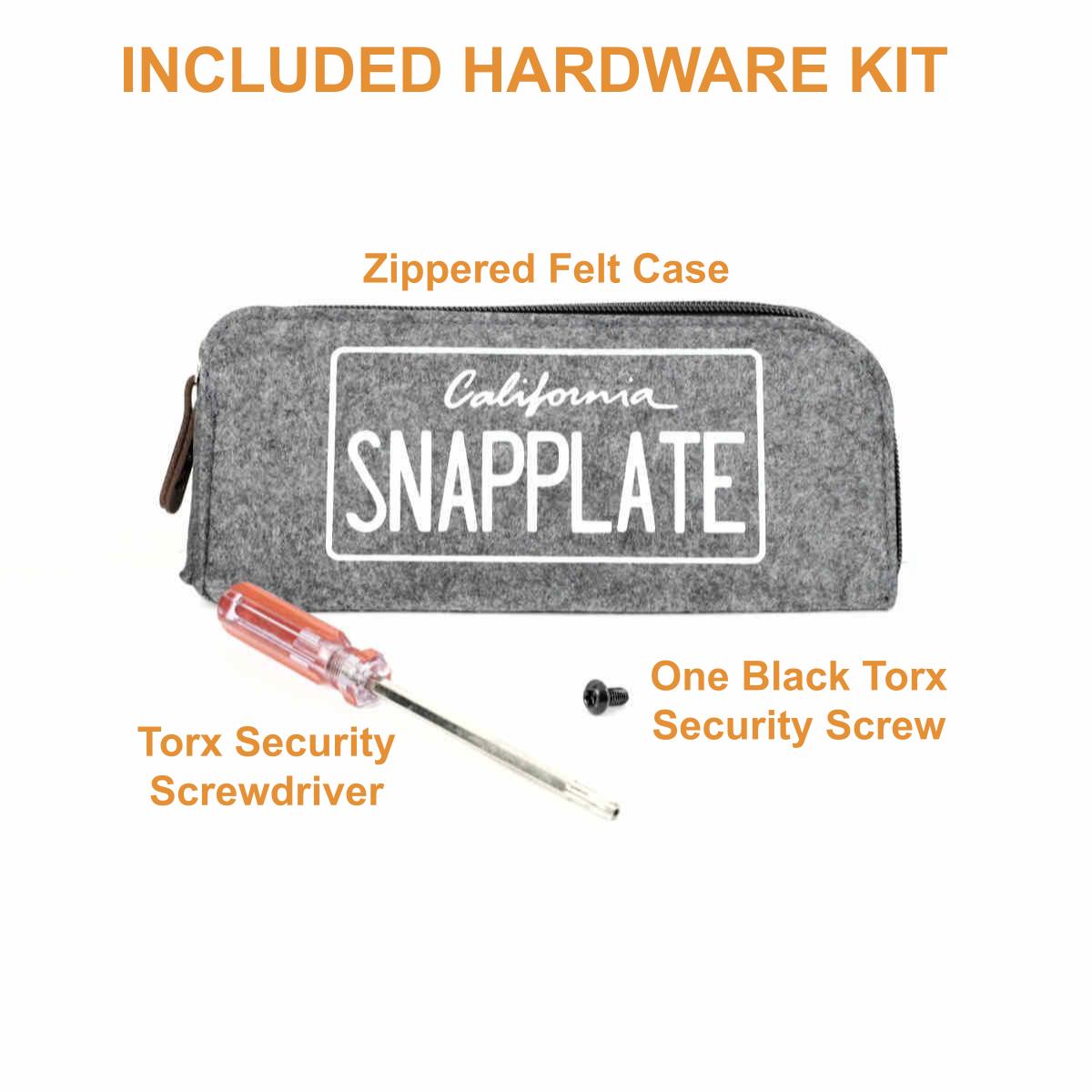 Included Security Hardware Kit