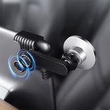 A close-up of the Tesery Official Magnetic Wireless Charging Phone Holder for Model 3 Highland and Model Y Juniper, featuring adjustable knobs and a circular base—perfect for secure, hands-free use in your Tesla.