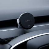 A MagSafe Phone Mount for Model Y and Model 3 from Tesery Official Store is attached to a car dashboard air vent.